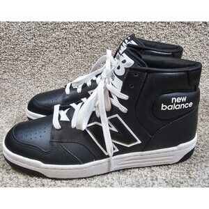 New Balance 480 High Black White Sneaker BB480COB Men’s Size 8.5 Womens 10